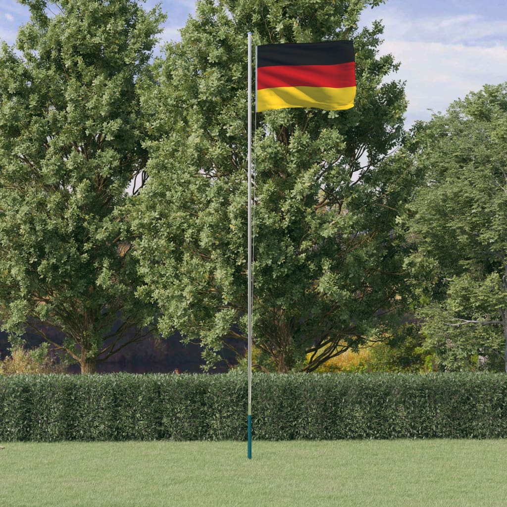 foto del prodotto asta e bandiera germania 6,23 m alluminiocod mxl 124130