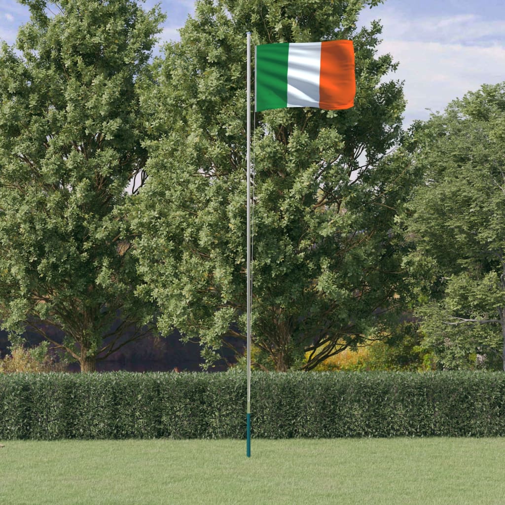 immagine 0 del prodotto asta e bandiera irlanda 6,23 m alluminiocod mxl 76224