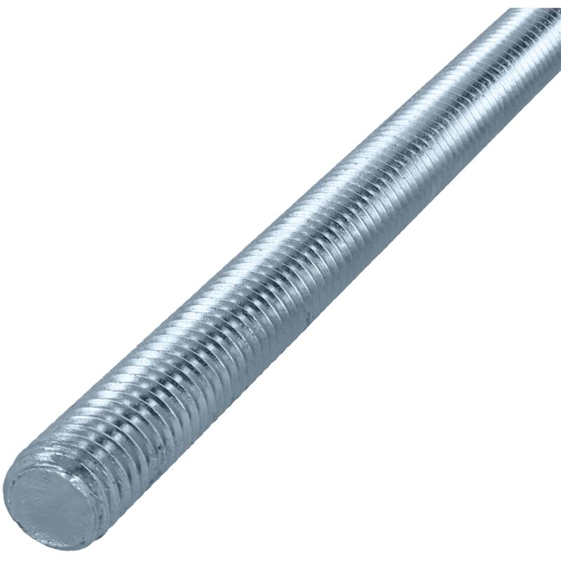 foto del prodotto asta filettata m12 x 330 mm in acciaio zincato set da 2 pezzi di barra con filettatura metrica integrale perno filettato con classe di resistenza