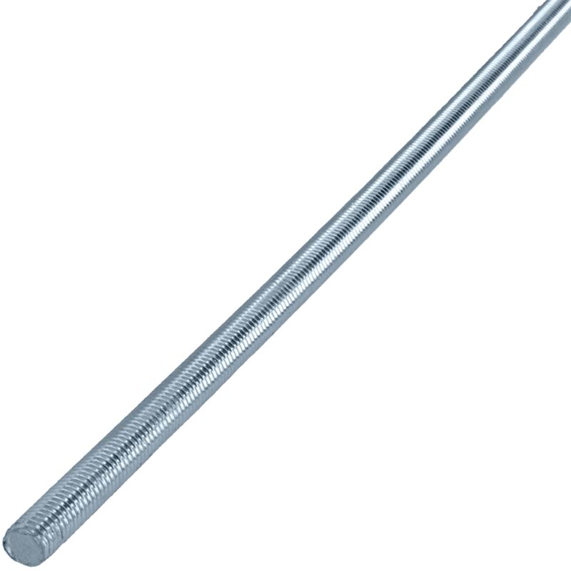 foto del prodotto asta filettata m5 x 330 mm in acciaio zincato set da 2 pezzi di barra con filettatura metrica integrale perno filettato con classe di resistenza