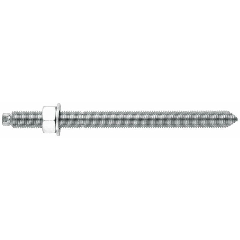 foto del prodotto asta filettata per sigillante chimico con rondella e dado acciaio inox a2 m8 x 110 confezione da 10 pz.