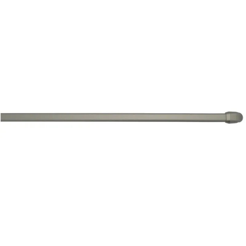 foto del prodotto asta ovale 10x5mm, da 30 a 50cm, con ganci di fissaggio, nichel, 2 pezzi