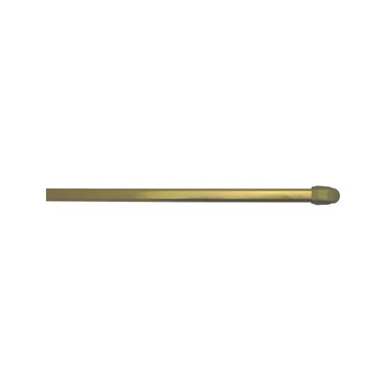foto del prodotto asta ovale 10x5mm, da 30 a 50cm, con ganci di fissaggio, ottone, 2 pezzi