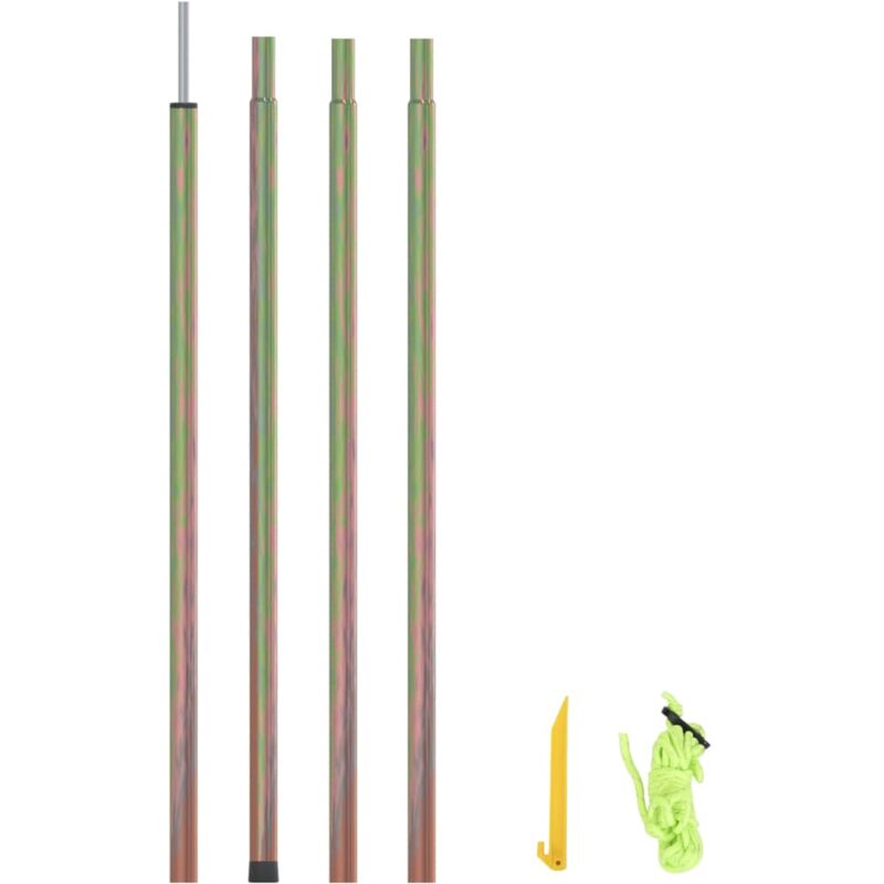 foto del prodotto asta per parasole a vela 250 cm acciaio zincato vidaxl
