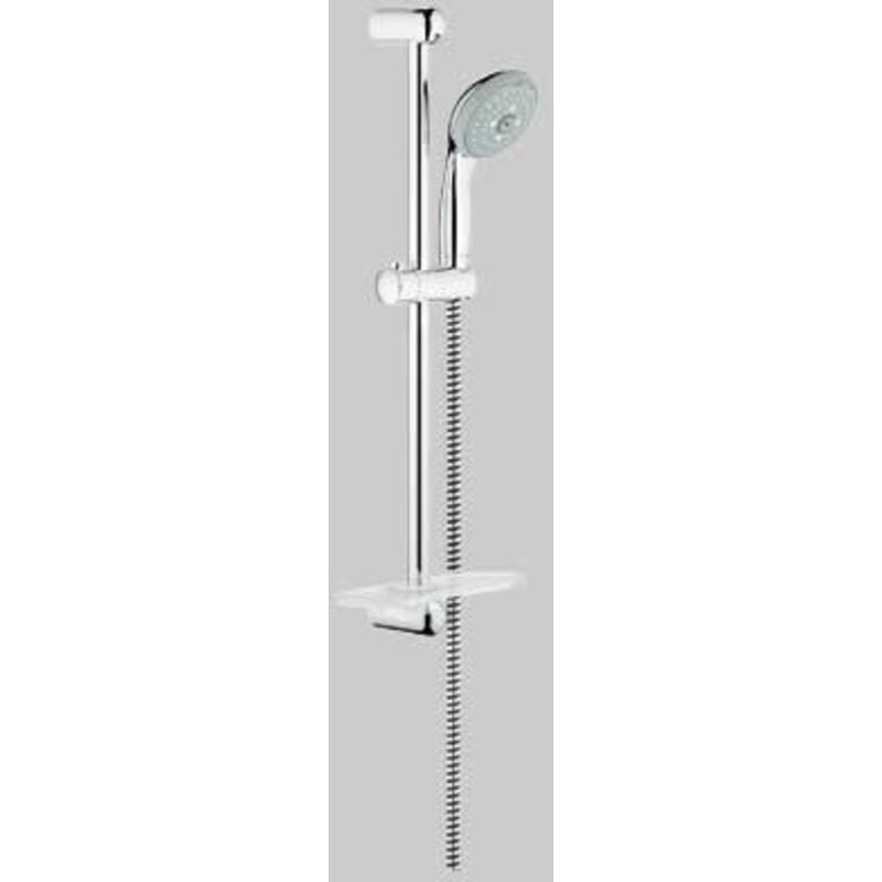 foto del prodotto asta saliscendi tempesta 4 getti con portasapone - -