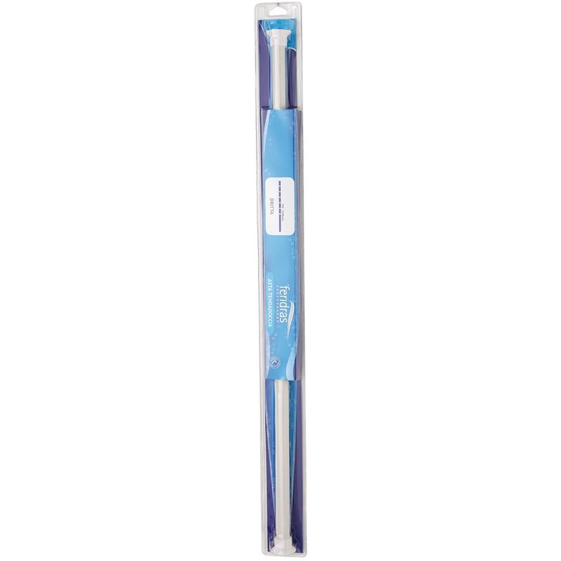foto del prodotto asta tenda doccia regolabile da 75 a 125 cm in acciaio bianco