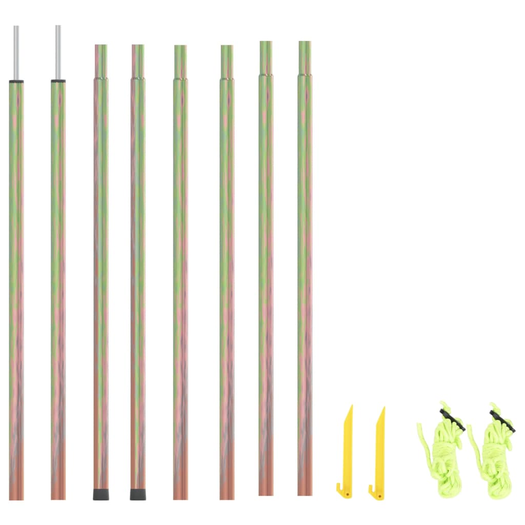 foto del prodotto aste per parasole a vela 2 pz 200 cm in acciaio zincatocod mxl 73076