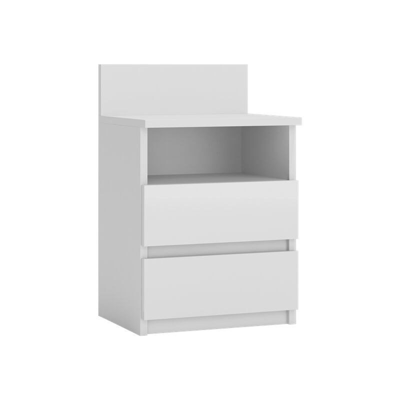 foto del prodotto aster t1 comodino con 2 cassetti 59x40x32 cm comodino stile scandinavo