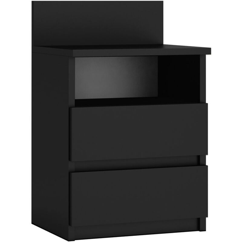 foto del prodotto aster t1 comodino con 2 cassetti 59x40x32 cm comodino stile scandinavo