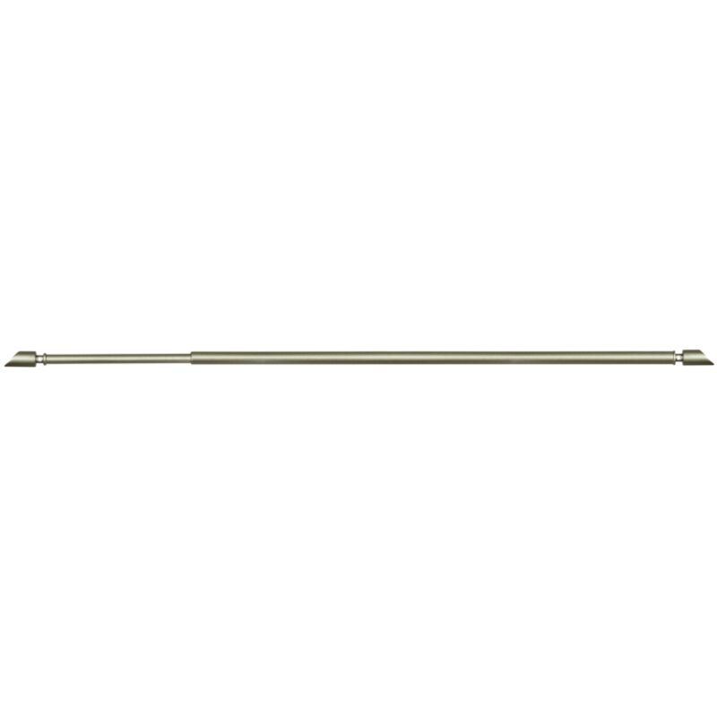 foto del prodotto astina per tendine alluminio nichel terminale a tronchetto estensibile da 40 a 60 cm