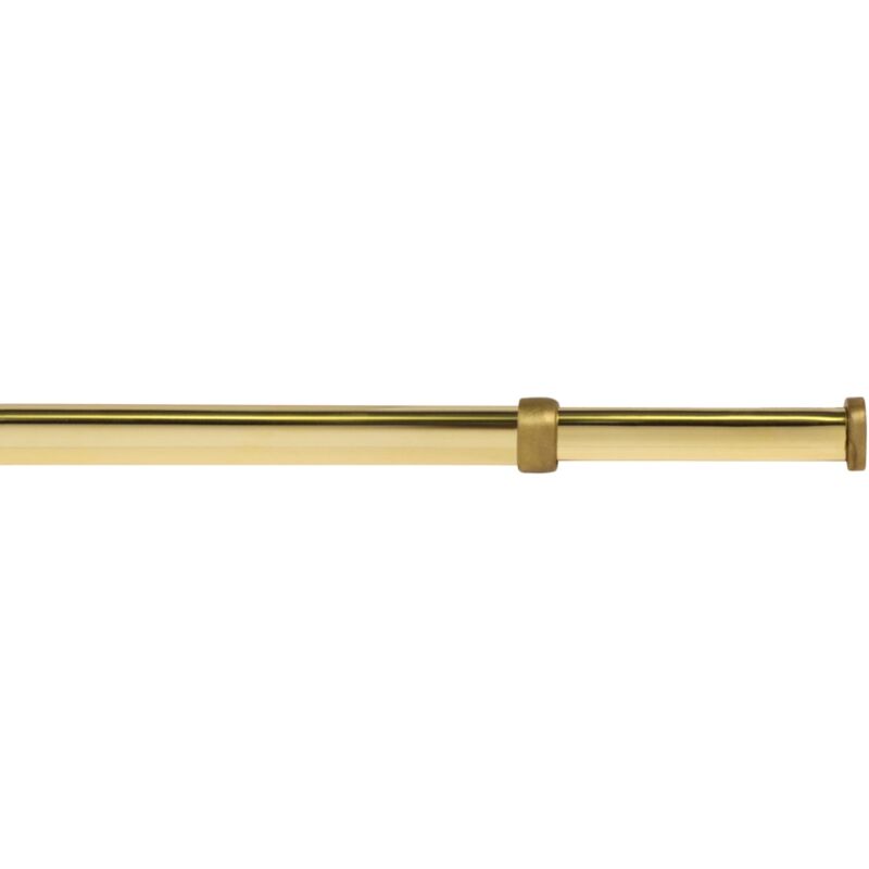 foto del prodotto astina per tendine ottone piatta a pressione estensibile da 60 a 90 cm