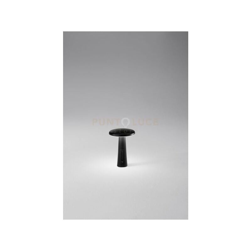 foto del prodotto astro lampada da tavolo ricaricabile a batterie colore nero a led 4w 160lm 3000k dimmerabile ip44