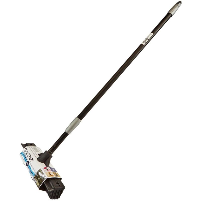 foto del prodotto astuceo scopa in gomma 3 in 1 con manico telescopico da 1,5 metri