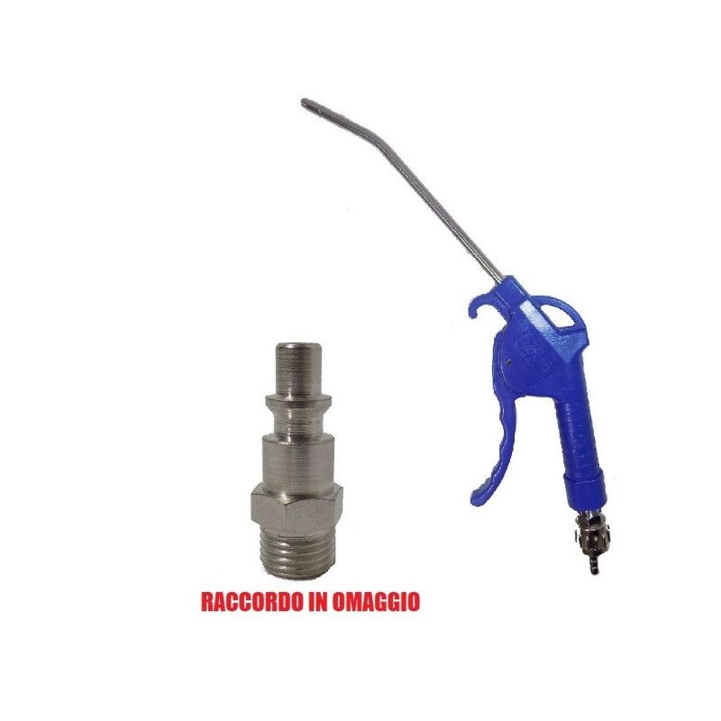 foto del prodotto asturo pistola soffiaggio aria compressa per compressore in plastica canna lunga