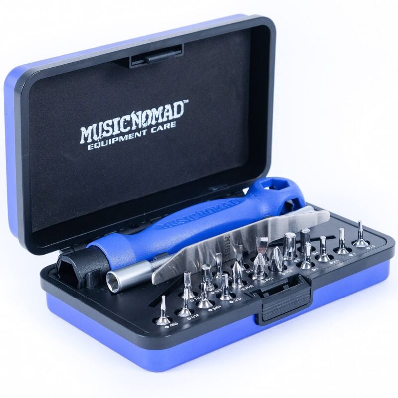 foto del prodotto asupermall musicnomad mn229 premium 26 pcs. guitar tech screwdriver wrench set utensile per strumenti