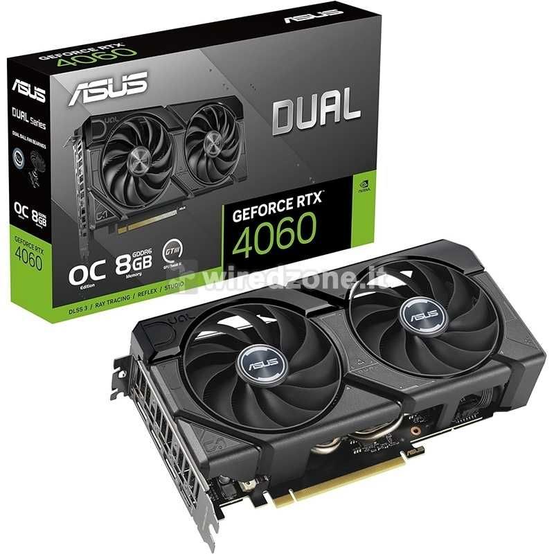 foto del prodotto asus dual rtx4060 o8g v2 nvidia geforce rtx 4060 8 gb gddr6