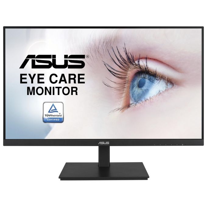foto del prodotto asus monitor flat 23.8 va24dqsb fullhd 1920x1080 , 75hz, ips, usb c, frameless, eye care, adaptive sync, freesync, riduzione luce blu, flicker free, installabile a muro, nero
