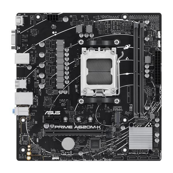 foto del prodotto asus prime a620m-k amd a620 socket am5 micro atx - 90mb1f40-m0eay0
