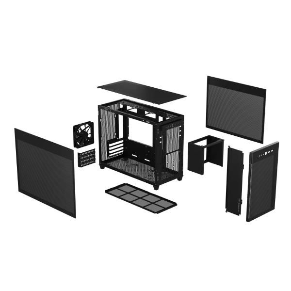 foto del prodotto asus prime ap201 microatx mini tower nero