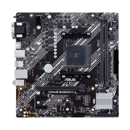 foto del prodotto asus prime b450m k ii amd b450 socket am4 micro atx