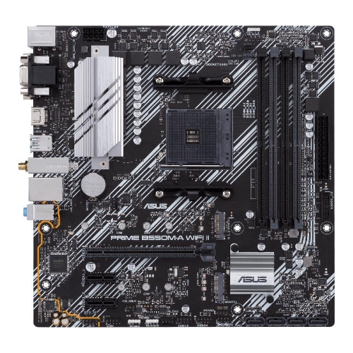 foto del prodotto asus prime b550m a wifi ii amd b550 socket am4 micro atx