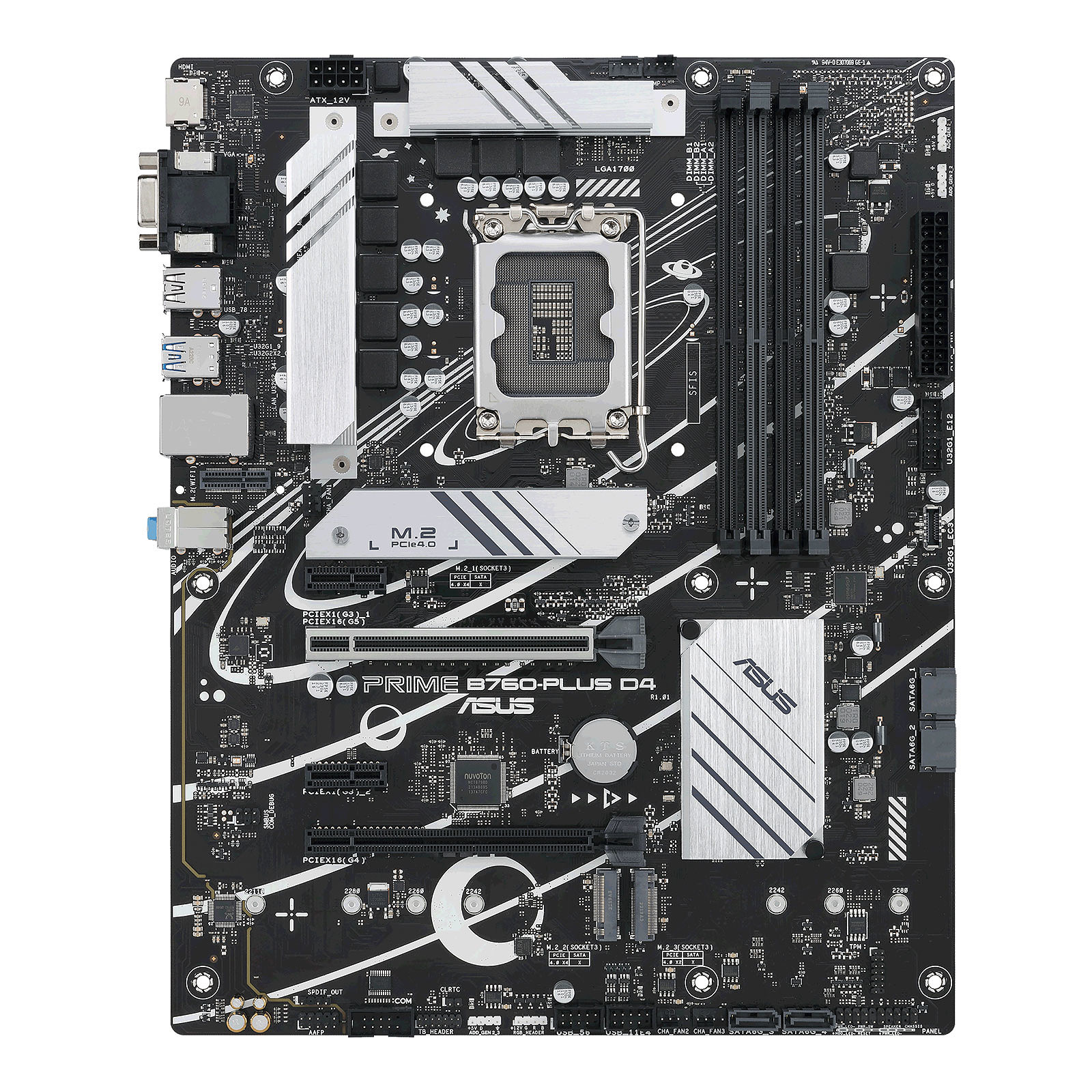foto del prodotto asus prime b760 plus intel b760 lga 1700 atx