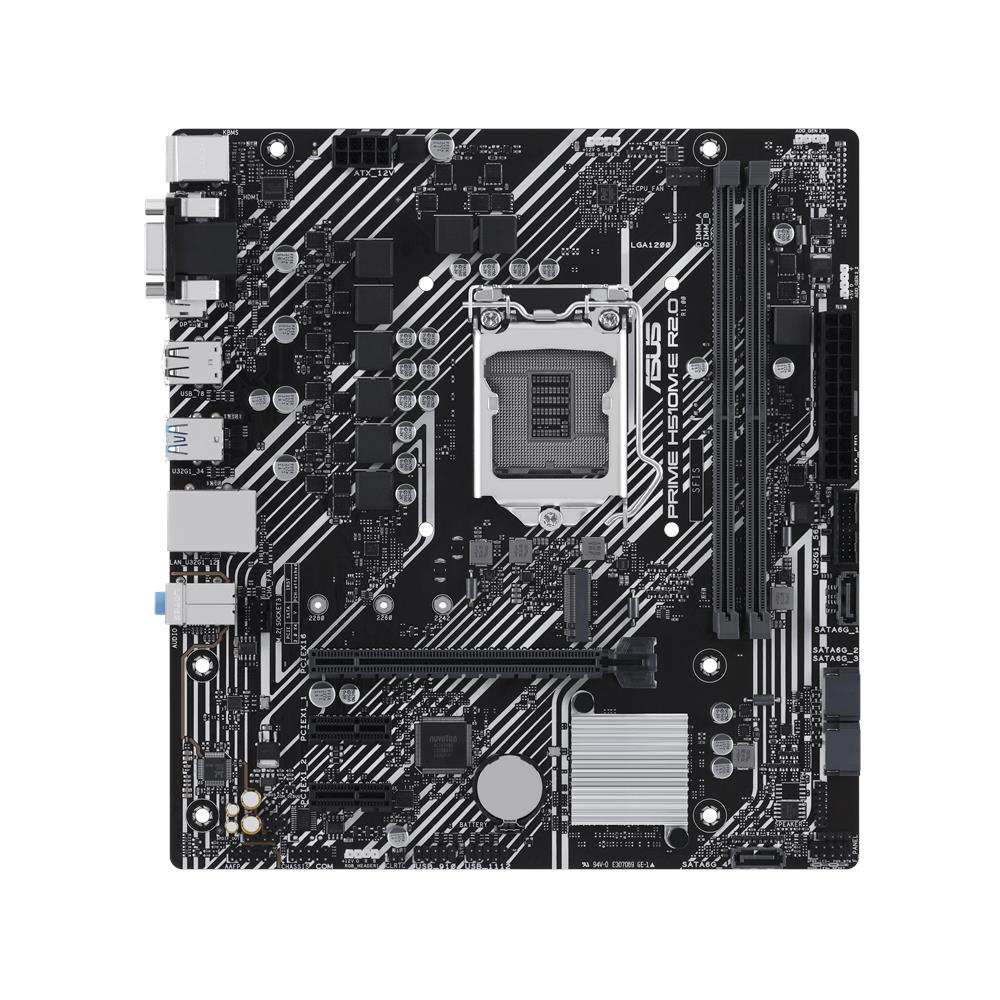 foto del prodotto asus prime h510m e r2.0 intel h470 lga 1200 socket h5 micro atx