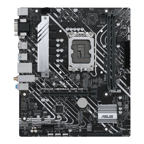 foto del prodotto asus prime h610m a wifi d4 intel h610 lga 1700 micro atx