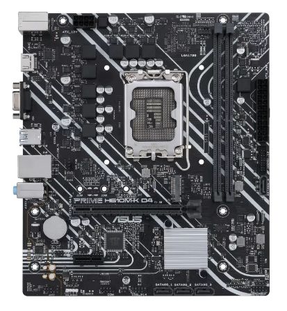foto del prodotto asus prime h610m k d4 intel h610 lga 1700 micro atx