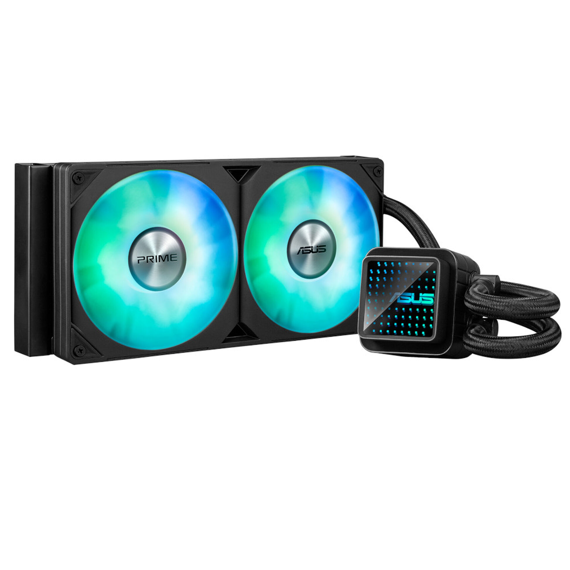 foto del prodotto asus prime lc 240 argb case per computer raffreddatore di liquidi tutto in uno 12 cm nero