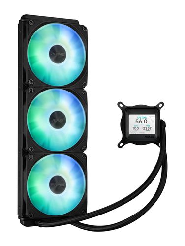 foto del prodotto asus prime lc 360 argb lcd processore raffreddatore di liquidi tutto in uno 12 cm nero