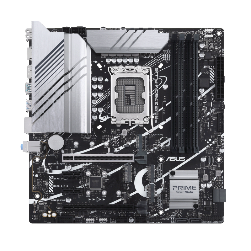 foto del prodotto asus prime z790m plus intel z790 lga 1700 micro atx