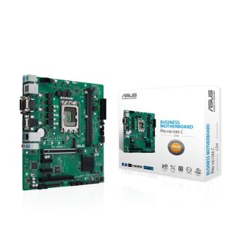 foto del prodotto asus pro h610m c csm intel h610 lga 1700 micro atx