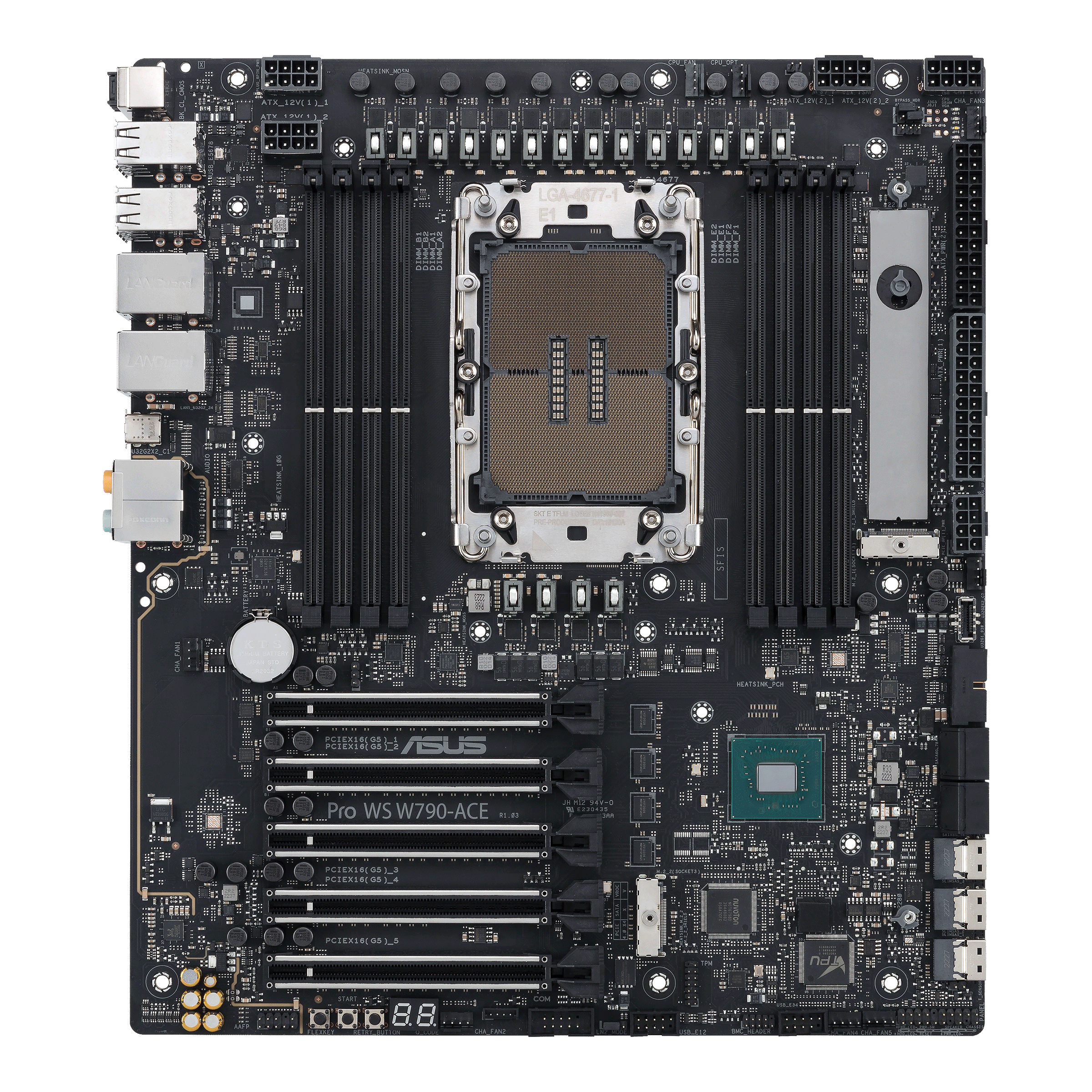 foto del prodotto asus pro ws w790 ace intel w790 lga 4677 socket e ssi ceb