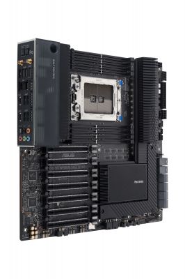 foto del prodotto asus pro ws wrx80e sage se wifi ii amd wrx80 base swrx8 atx esteso