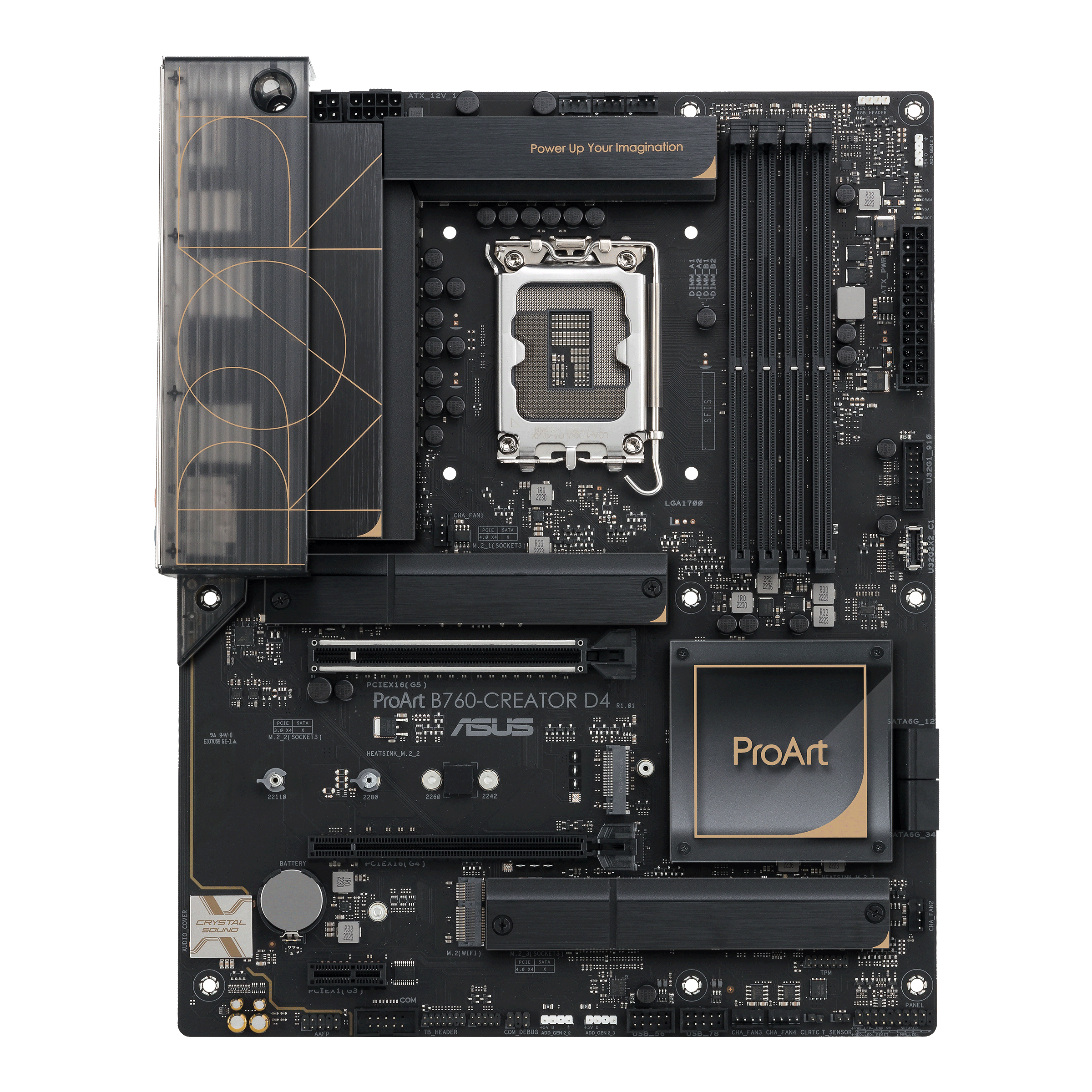 foto del prodotto asus proart b760 creator d4 intel b760 lga 1700 atx