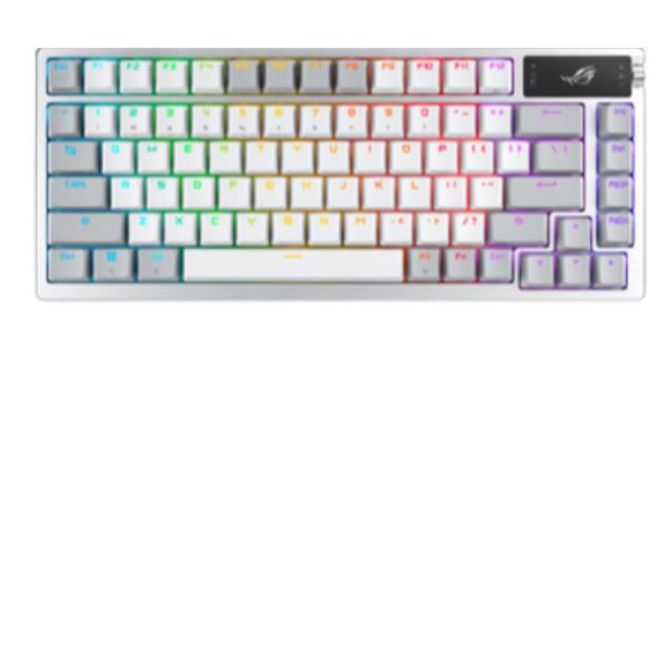 foto del prodotto asus rog azoth tastiera gaming usb rf wireless bluetooth qwerty italiano nero