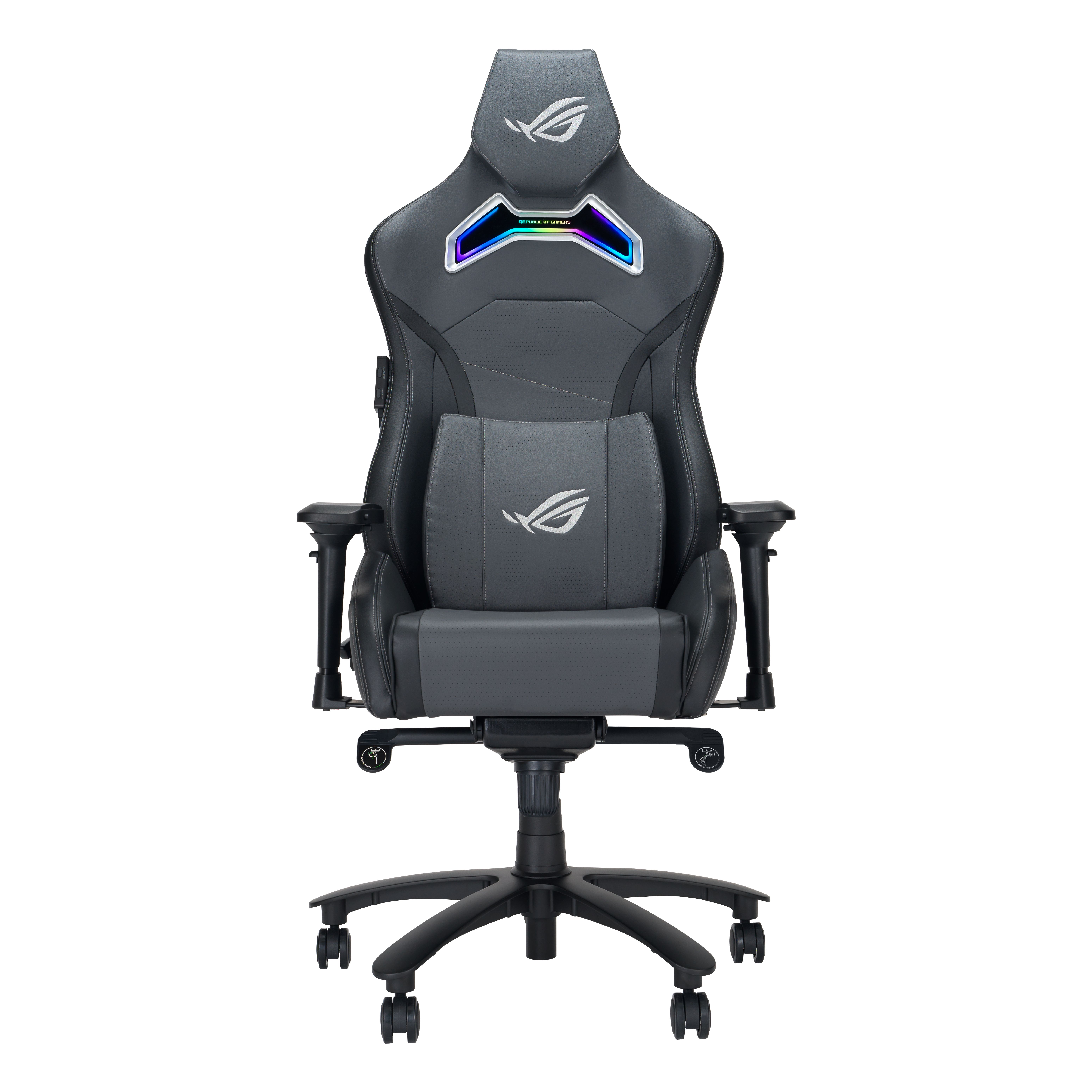 foto del prodotto asus rog chariot x sedia per gaming universale sedia imbottita tappezzata grigio - 90gc01m0-msg040