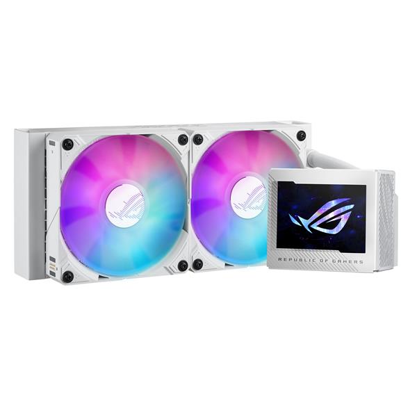 foto del prodotto asus rog ryujin iii 240 argb white edition processore raffreddatore di liquidi tutto in uno 12 cm bianco 1 pz