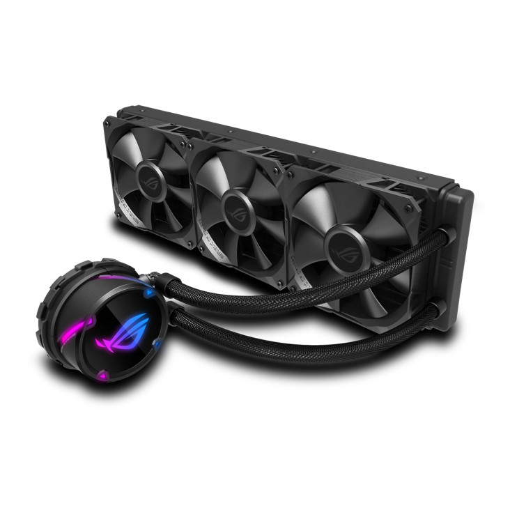 foto del prodotto asus rog strix lc iii 360 processore kit di raffreddamento a liquido 12 cm nero