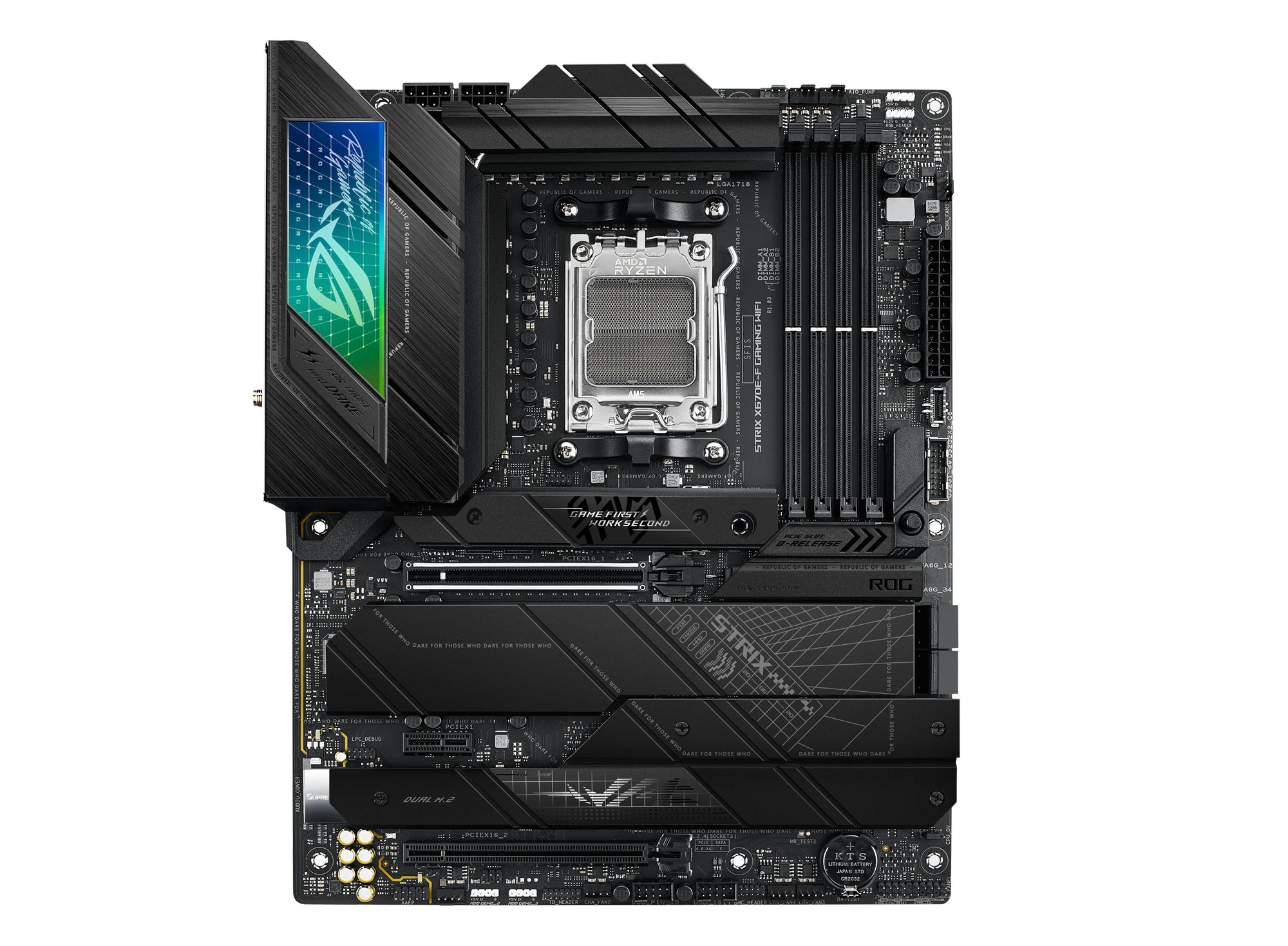 foto del prodotto asus rog strix x670e f gaming wifi amd x670 socket am5 atx