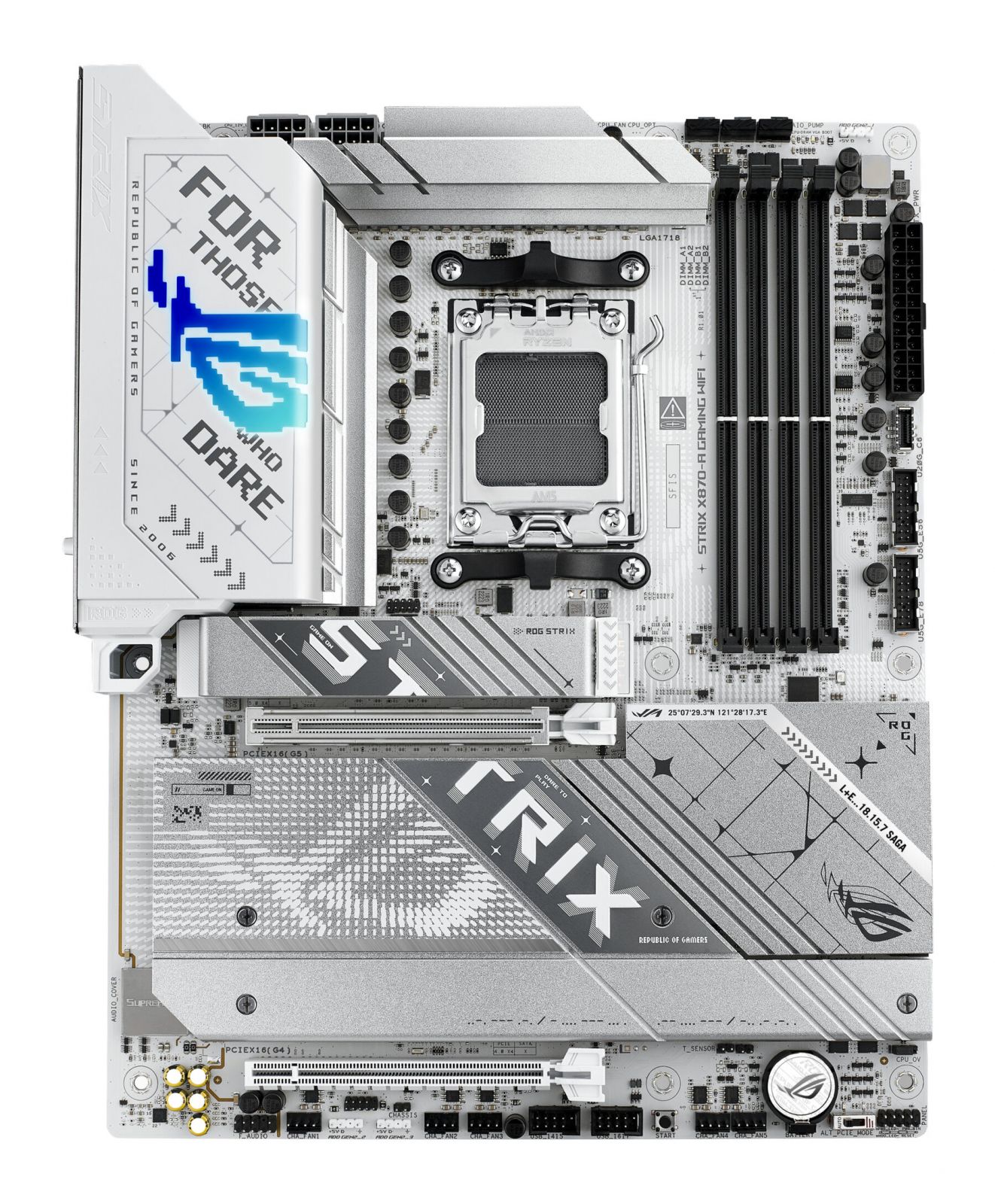 foto del prodotto asus rog strix x870 a gaming wifi am5 d 