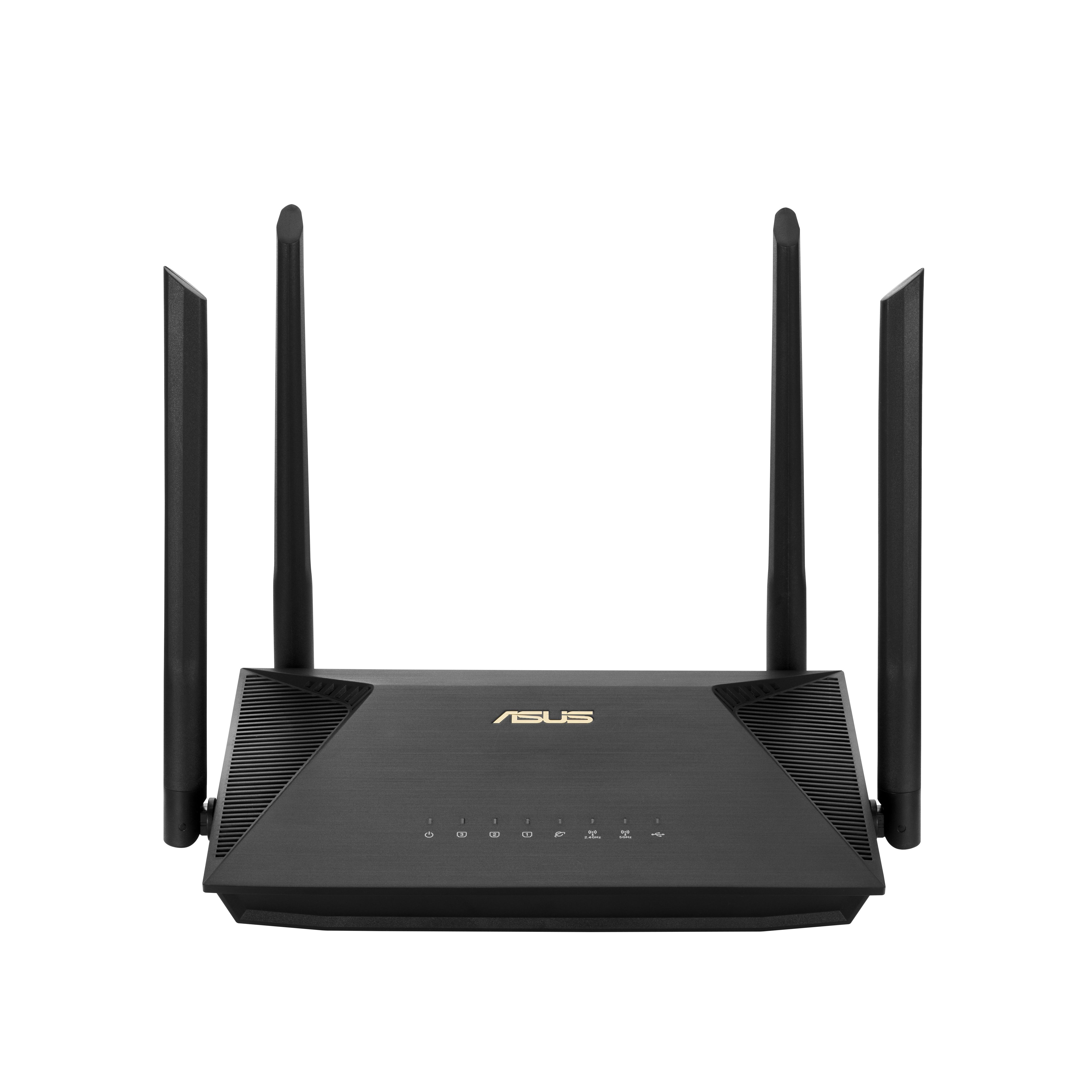 foto del prodotto asus rt ax1800u router wireless gigabit ethernet dual band 2.4 ghz 5 ghz nero