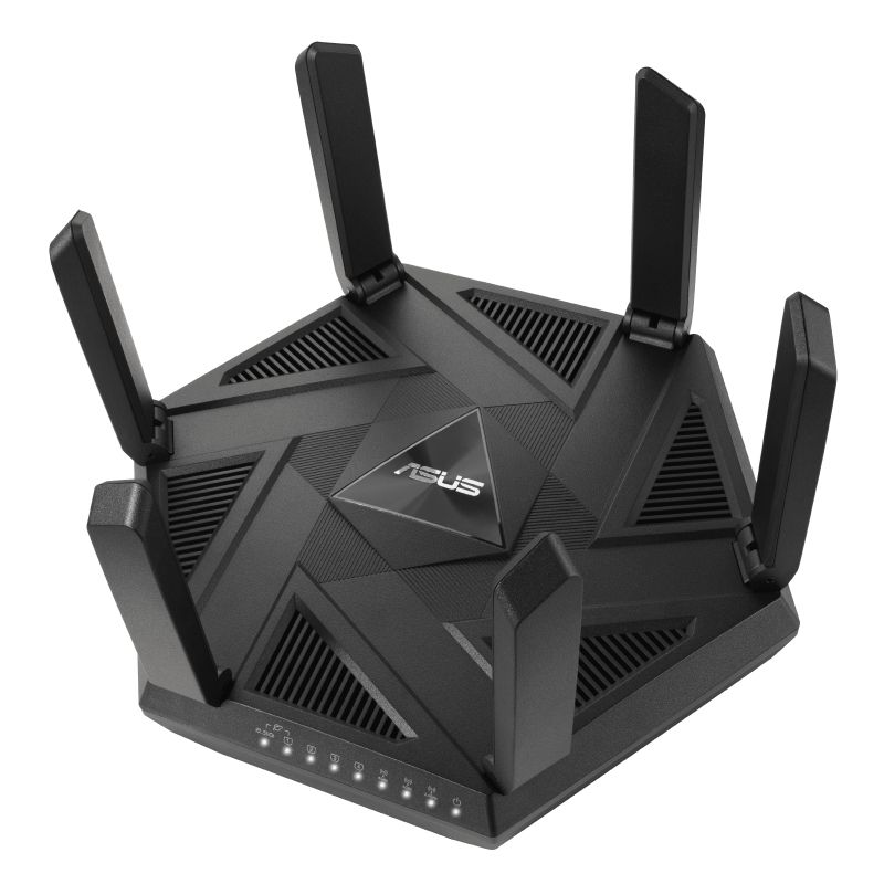 foto del prodotto asus rt axe7800 router wireless tri band 2,4 ghz 5 ghz 6 ghz nero