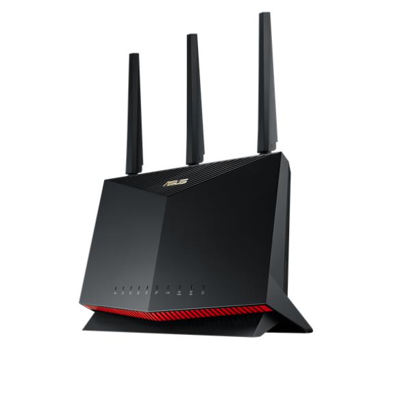 foto del prodotto asus rt be86u router wireless 10 gigabit ethernet dual band 2.4 ghz 5 ghz nero
