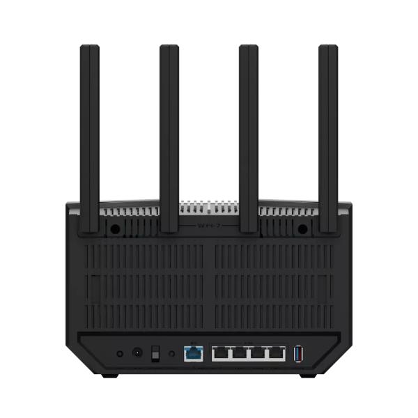 foto del prodotto asus rt be92u router wireless 10 gigabit ethernet tri band 2,4 ghz 5 ghz 6 ghz nero