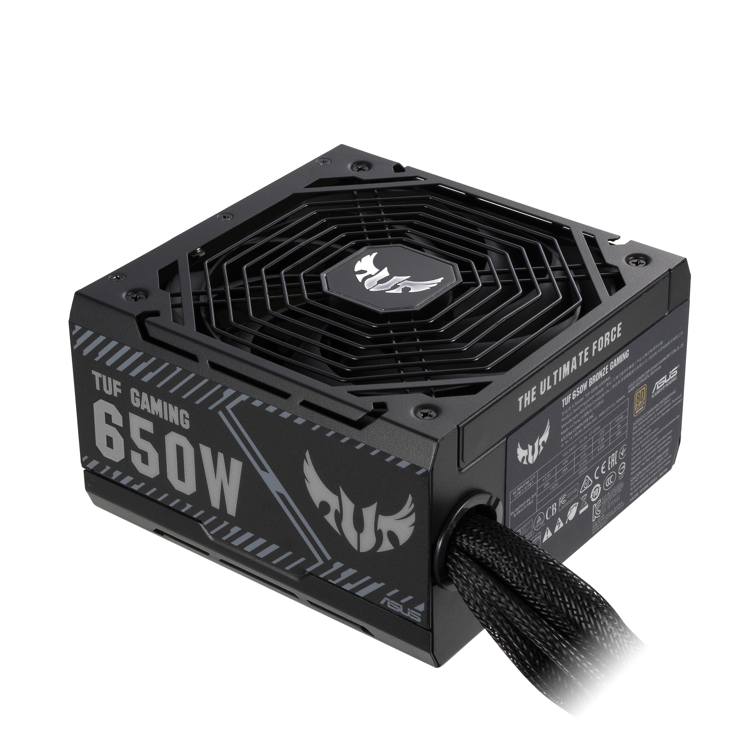 foto del prodotto asus tuf gaming 650b alimentatore per computer 650 w 20 4 pin atx atx nero