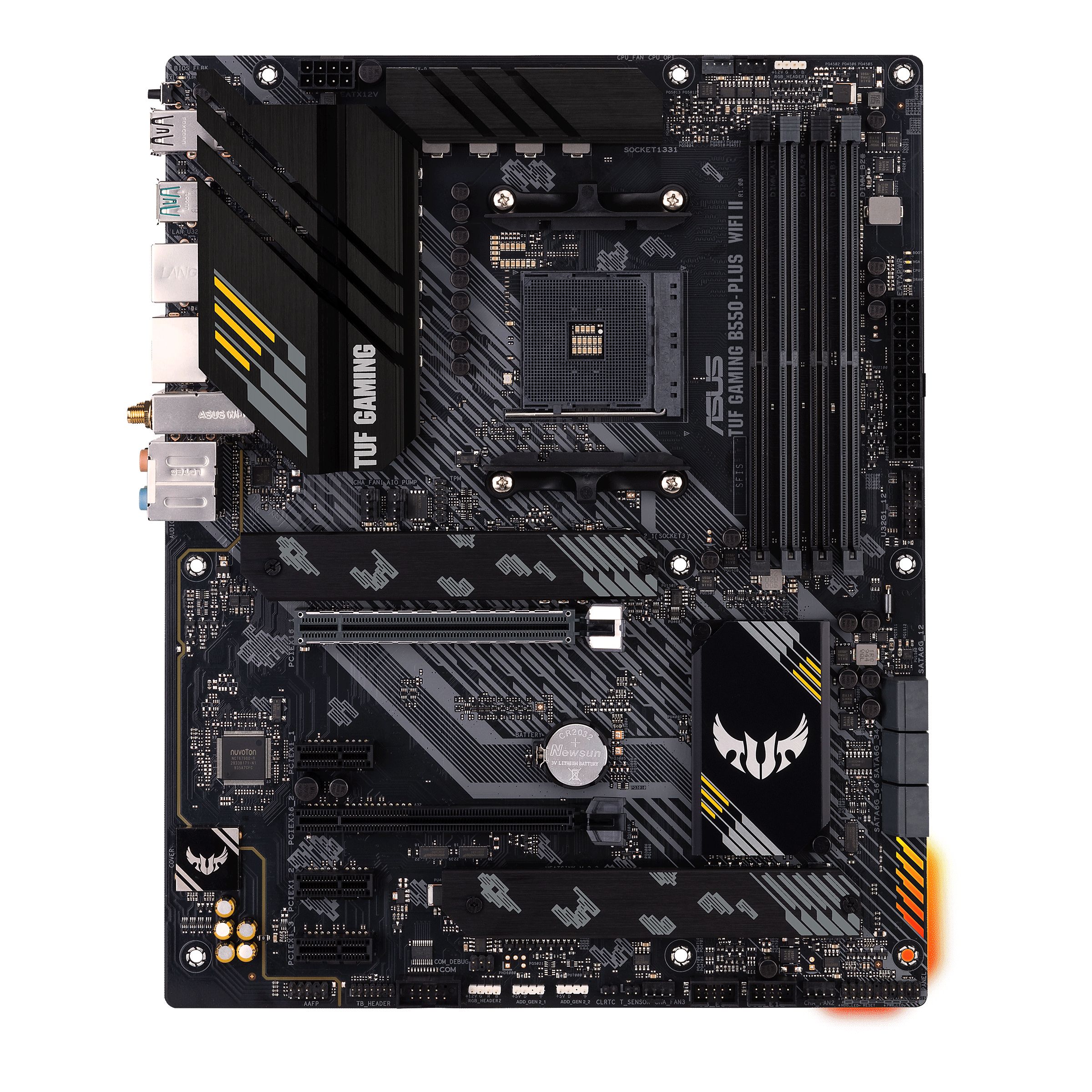 foto del prodotto asus tuf gaming b550 plus wifi ii amd b550 socket am4 atx