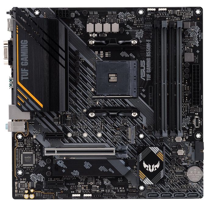 foto del prodotto asus tuf gaming b550m-e scheda madre gaming micro atx con supporto amd b550 e tecnologia pcie 4.0 per prestazioni elevate