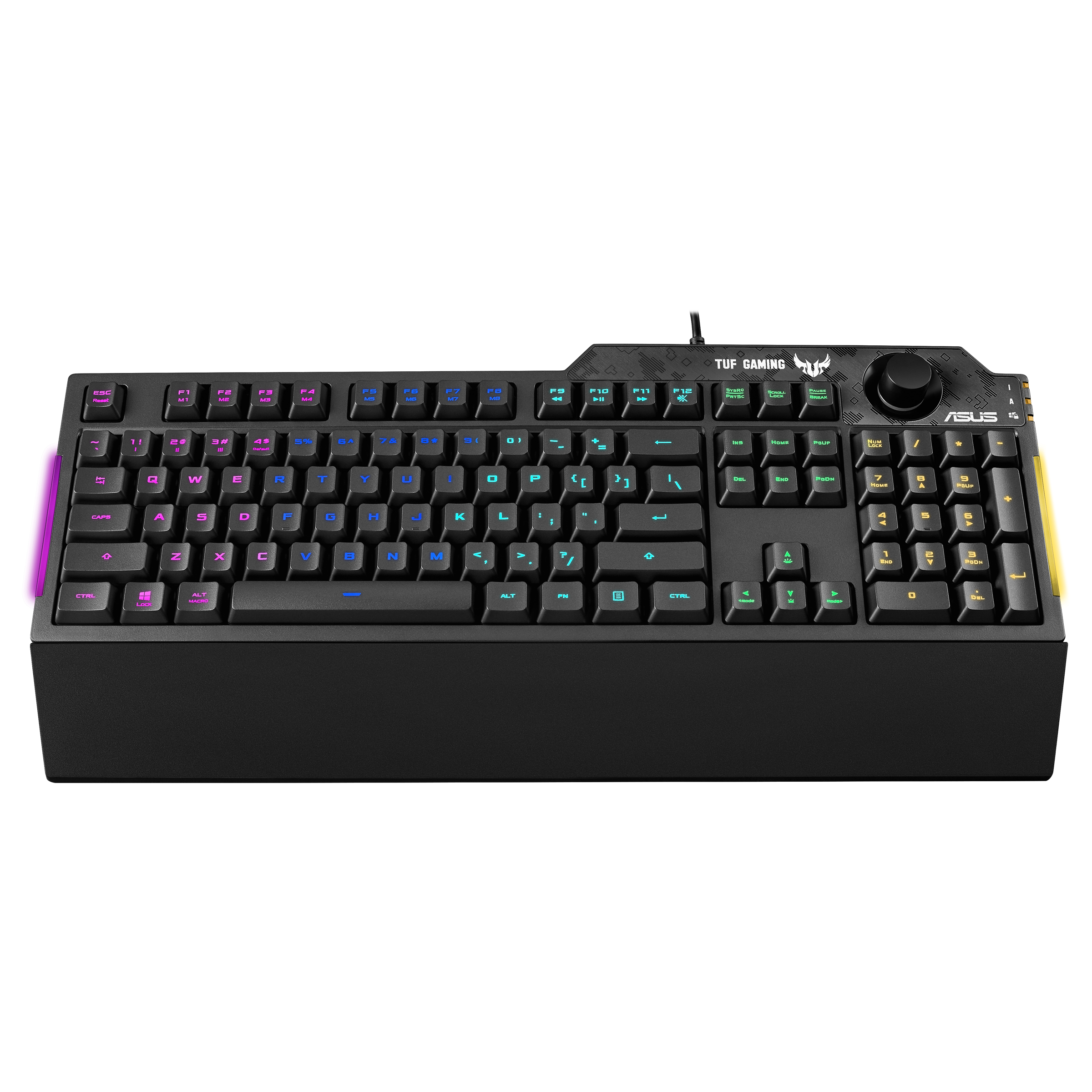 foto del prodotto asus tuf gaming k1 tastiera usb nero